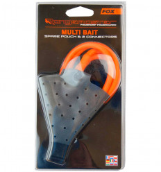 Змінна чаша та 2 джгути з кріпленнями для рогатки Fox Rangemaster Powerguard Catapults - Spare Multi Pouch & 2x Connectors