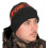 Шапка фирменная Fox Collection Beanie Hat Black & Orange