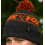 Фірмова шапка Fox Collection Bobbles Black & Orange