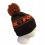 Фірмова шапка Fox Collection Bobbles Black & Orange