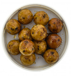 Бойлы Dudi Bait Caramele насадочные варёные в дипе Тигровый орех-Амур 100 г