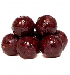 Бойлы Dudi Bait Caramele насадочные растворимые в дипе Mister Red Super Hot 100 г