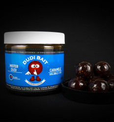 Бойлы Dudi Bait Caramele насадочные растворимые в дипе Mister Dudi 100 г