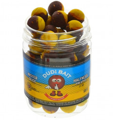 Бойлы Dudi Bait Halfness Balance сбалансированные насадочные двухцветные Mister Red Super Hot-Ананас 100 г
