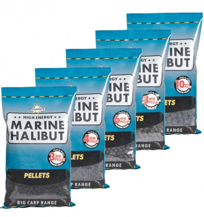Пеллетс Dynamite Baits Marine Halibut Pellets Mix