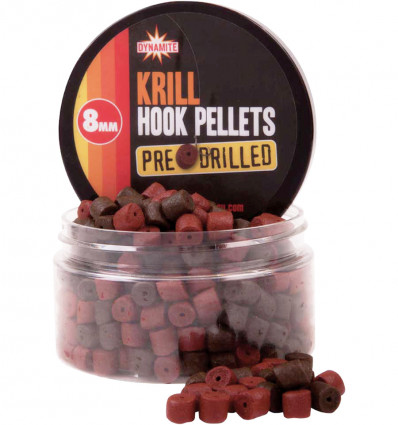 Пеллетс насадочный Dynamite Baits Pre-Drilled Krill Hook Pellets 8 мм (DY960)