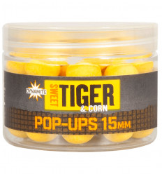 Бойлы поп ап Dynamite Baits Sweet Tiger & Corn Pop-Ups 15mm
