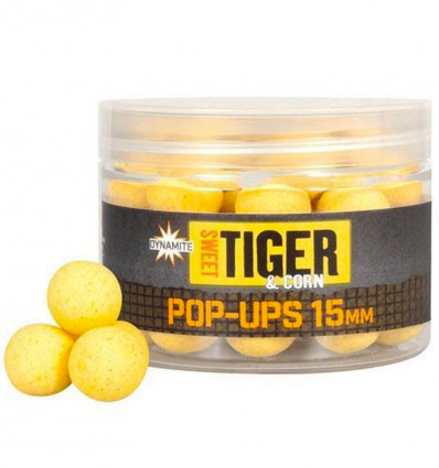 Бойли поп ап Dynamite Baits Sweet Tiger & Corn Pop-Ups 15mm