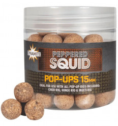 Бойлы поп ап Dynamite Baits Peppered Squid Foodbait Pop-Ups 15mm