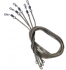 Набір петлі лідкор з вертлюгом, 55 см. 5 шт.