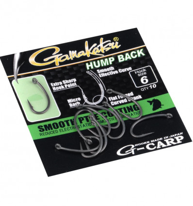 Гачок GAMAKATSU G-CARP HUMP BACK, 10 шт