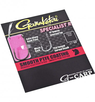 Крючок GAMAKATSU G-CARP SPECIALIST R, 10 шт