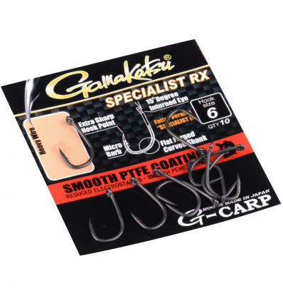 Крючок GAMAKATSU G-CARP SPECIALIST RX, 10 шт