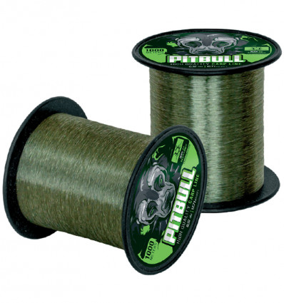 Леска монофильная Carp Zoom Pitbull High UV Carp Gray 1000 м