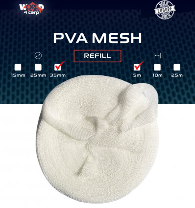 Растворимая ПВА сетка для рыбалки Ø 35 мм