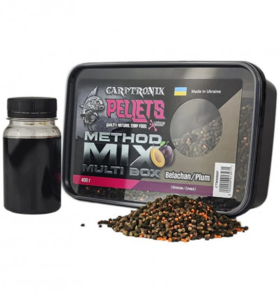 Метод мікс Carptronik Method Mix Multi Box - Belachan/Plum (Белачан/Слива) 400г