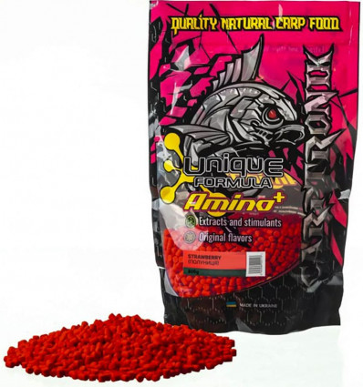 Пеллетс прикормочный Carptronik Strawberry (Клубника), 800g