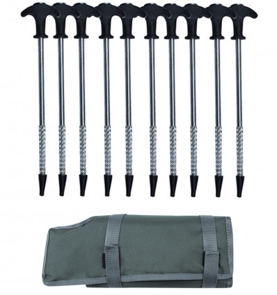 Кілки для намету World4Carp Tent Peg Set 21,5 см. набір 10 шт