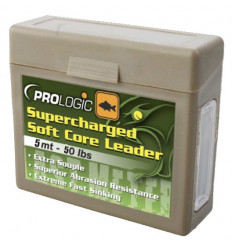 Ледкор Prologic Supercharged Soft Core Leader 5m 50lbs Camo Silt